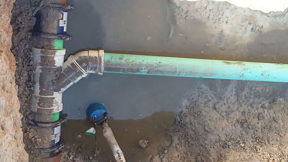 Septic tank repair work